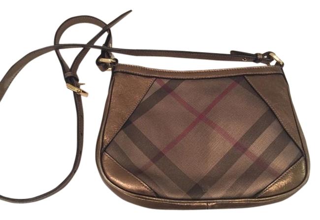 Burberry Brit Gold Leather Cross Body Bag