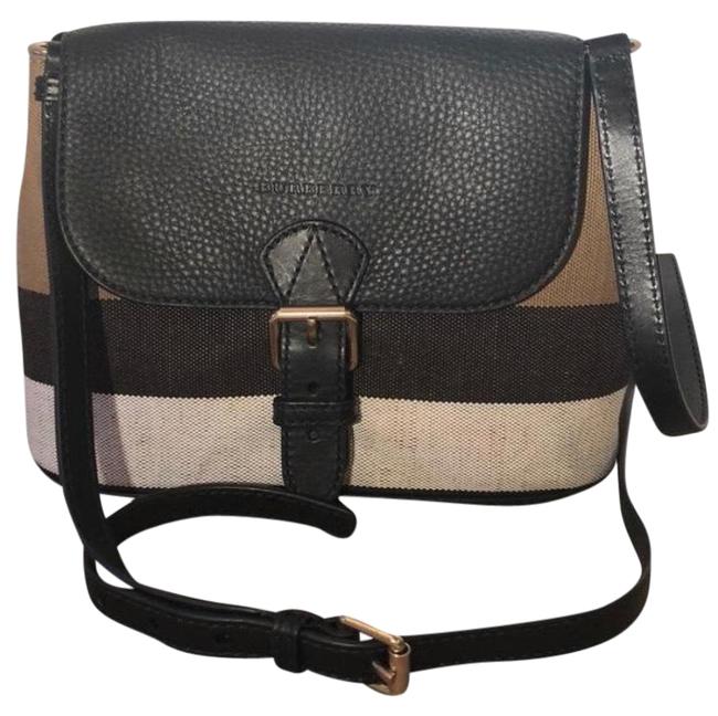 Burberry Brit Grainy Canvas Check Cross Body Bag