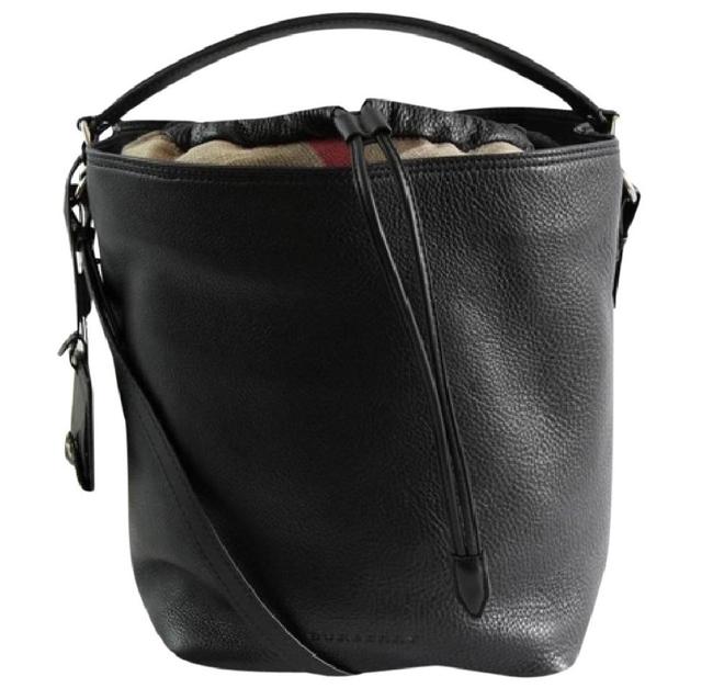 Burberry Brit Medium Ashby Black Leather Hobo Bag