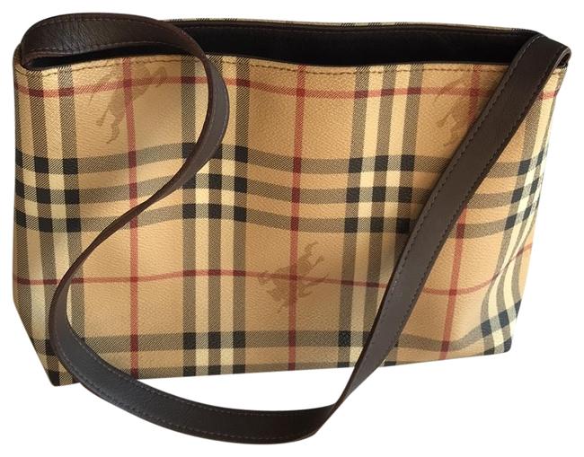 Burberry Vintage Handbag Print Hobo Bag