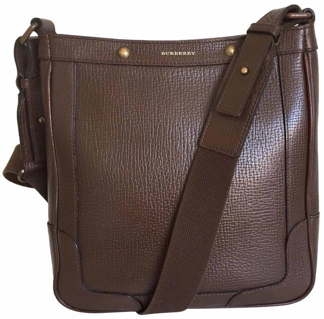Burberry Brown Cowhide Leather Cross Body Bag