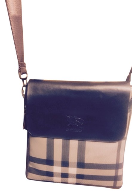 Burberry BrownBeige Cross Body Bag