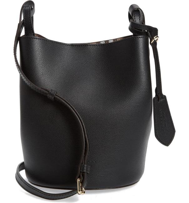 Burberry Bucket Lorne Reversible Black Cross Body Bag