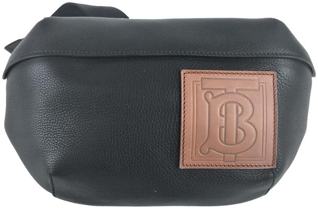 Burberry Bum Monogram Motif Black Leather Cross Body Bag