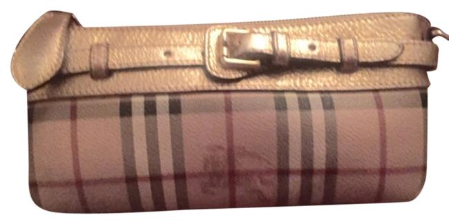 Burberry Burberry Gold Leather Clutch