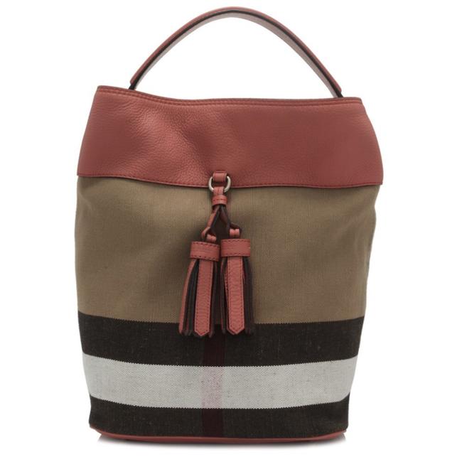 Burberry Canvas Check M Ashly Tessel Hobo Bag