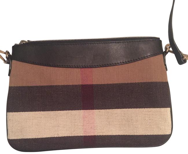 Burberry Check Canvas Cross Body Bag