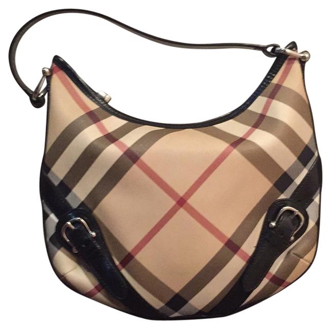 Burberry Check Hobo Bag