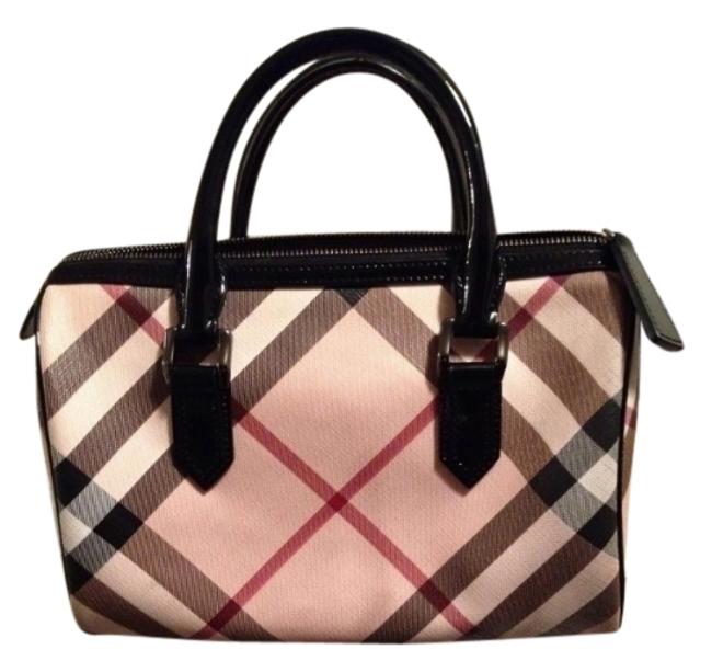 Burberry Bowling Chester Nova Check Canvas Hobo Bag