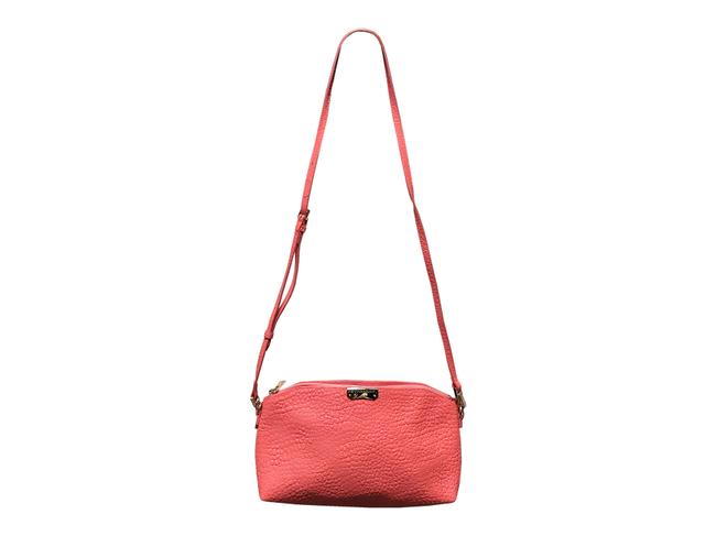 Burberry Chichester Coral Leather Cross Body Bag