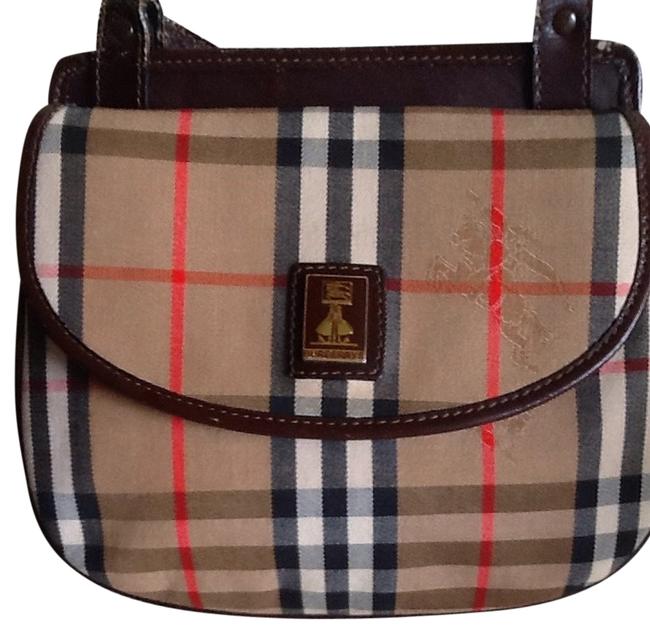 Burberry Chocolate Brown Classic Cotton Cross Body Bag