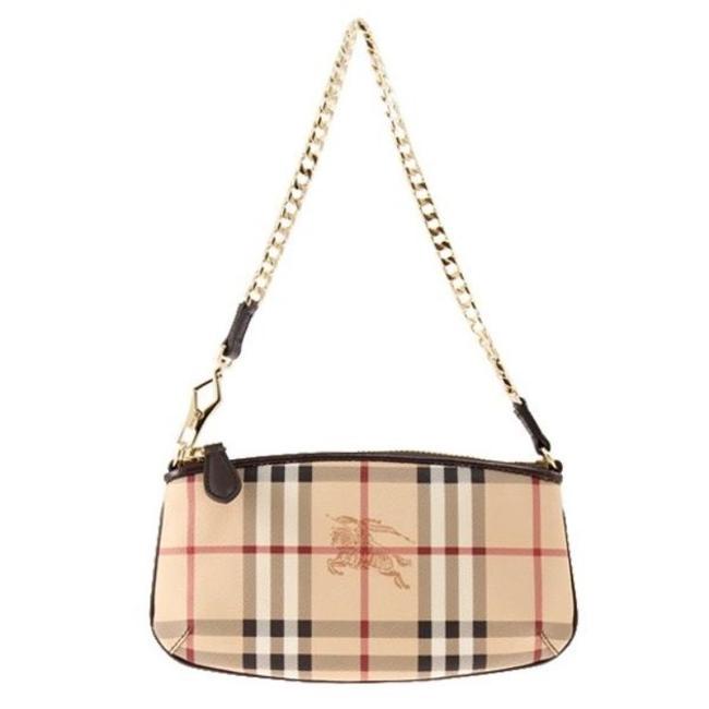 Burberry Clara Haymarket Wristlet Clutch