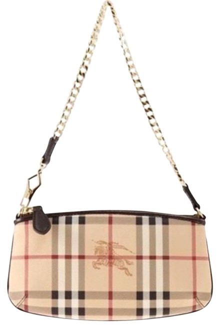Burberry Clara Heymarket Wristlet Clutch