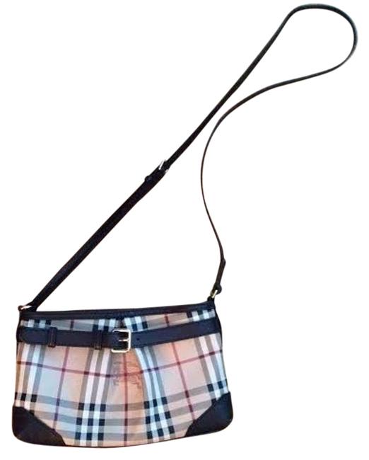 Burberry Classic Pattern Leather Cross Body Bag