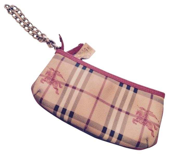 Burberry Classic Signature Leather Clutch