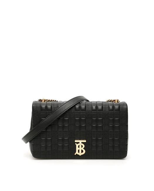 Burberry Cr New Medium Lola Black Leather Cross Body Bag
