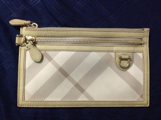 Burberry Cream Clutch