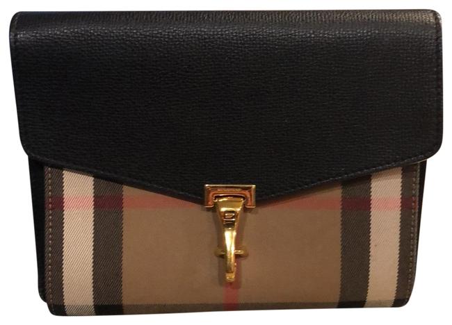 Burberry Crossbody Small Leather House Check Clutch