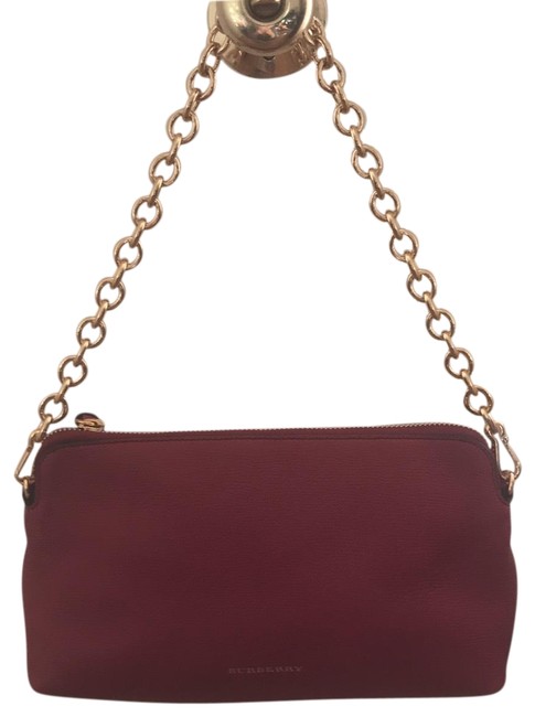 Burberry Derby Russet Red Leather Cross Body Bag