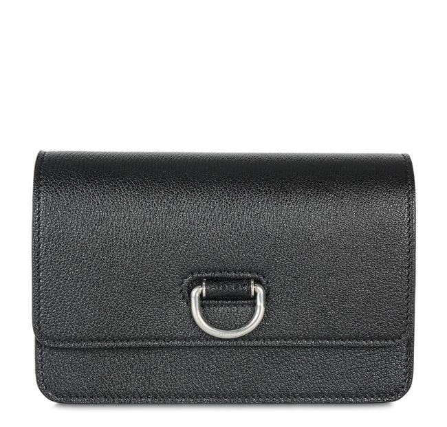 Burberry Df New Ring Mini Black Leather Cross Body Bag