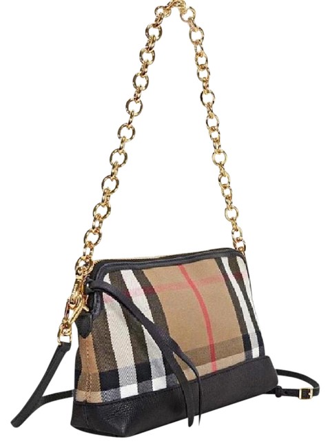 Burberry Clutch Double Wear Black Cross Body Bag