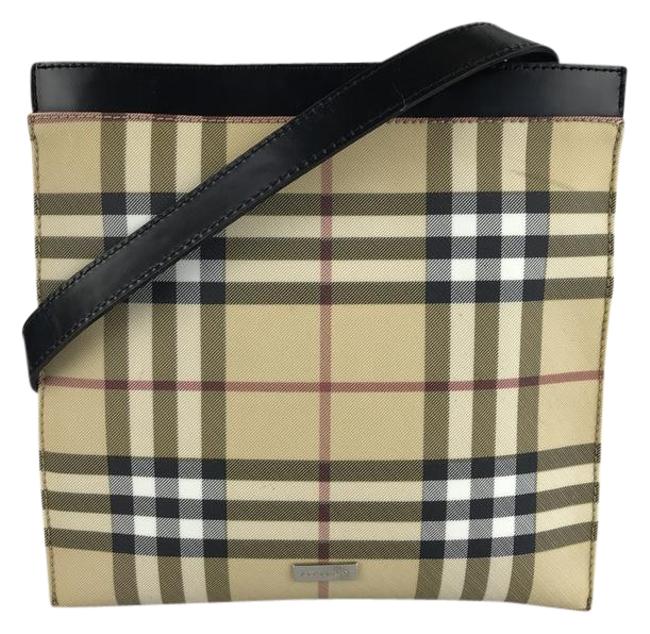 Burberry Flat Small Check Pvc Cross Body Bag