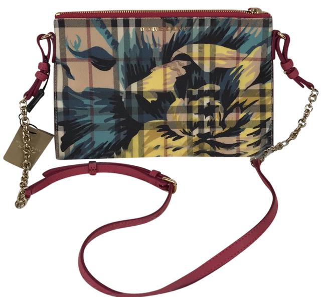 Burberry Floral Leather Cross Body Bag