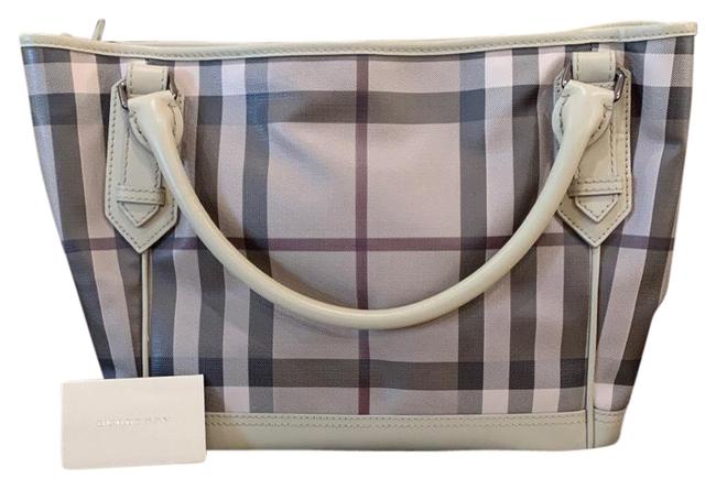 Burberry Gray Pvc Hobo Bag