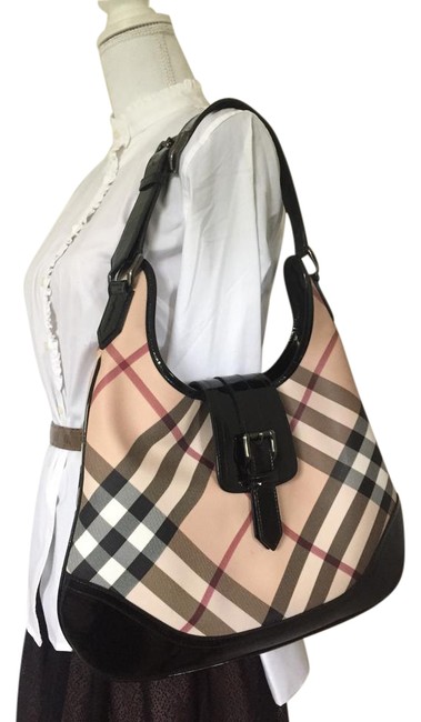 Burberry Great Condition Supernova Check Large Hobo Bag