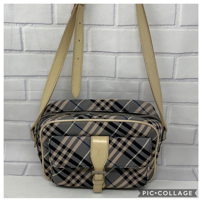 Burberry Grey Canvas Cross Body Bag