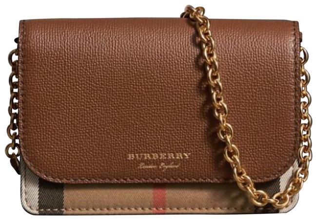 Burberry Hampshire Brown Canvas Cross Body Bag