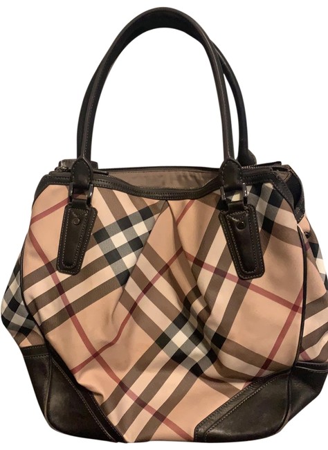 Burberry Handbag Leather Hobo Bag