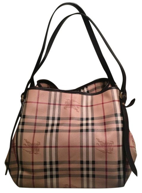 Burberry Haymarket Check Hobo Bag
