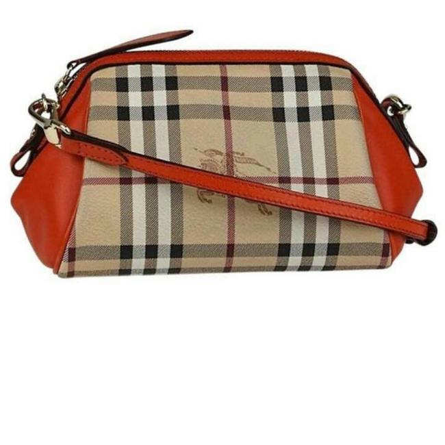 Burberry Haymarket Mini Blazer Check Leather Cross Body Bag