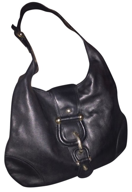 Burberry Hillgate Leather Hobo Bag