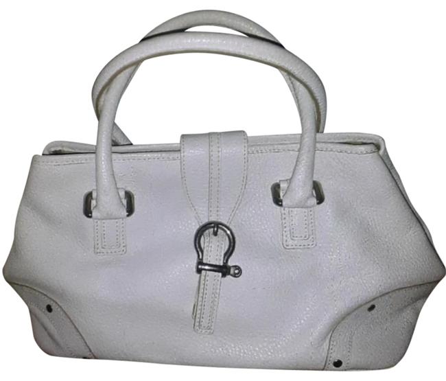 Burberry White Leather Hobo Bag