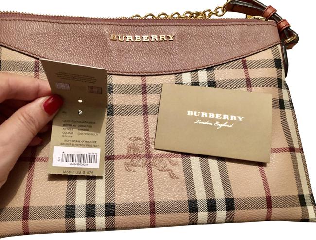 Burberry Hordeferry Peyton Canvas Leather Cross Body Bag
