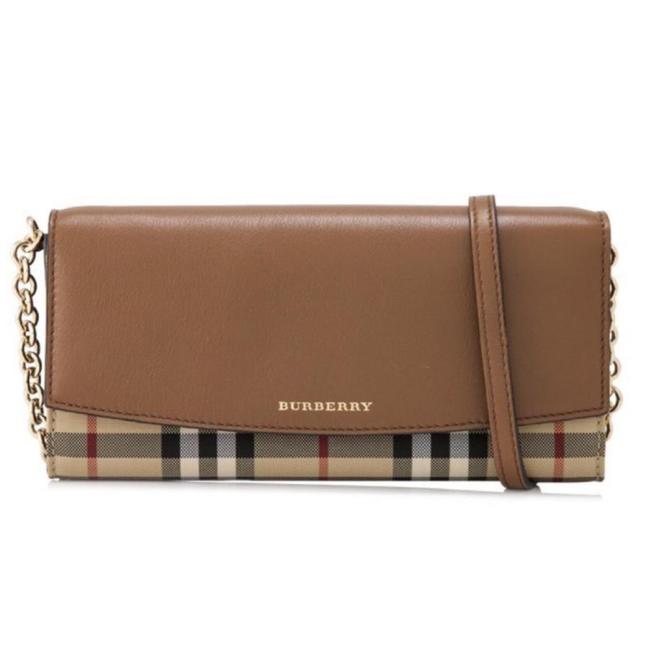 Burberry Horseferry Check Henley Wallet Chain Cross Body Bag