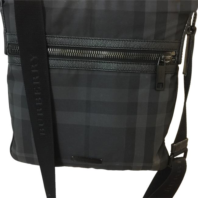 Burberry House Check Black Nylon Cross Body Bag