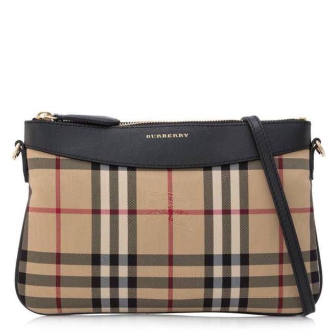 Burberry Clutch House Ferry Check Cross Body Bag