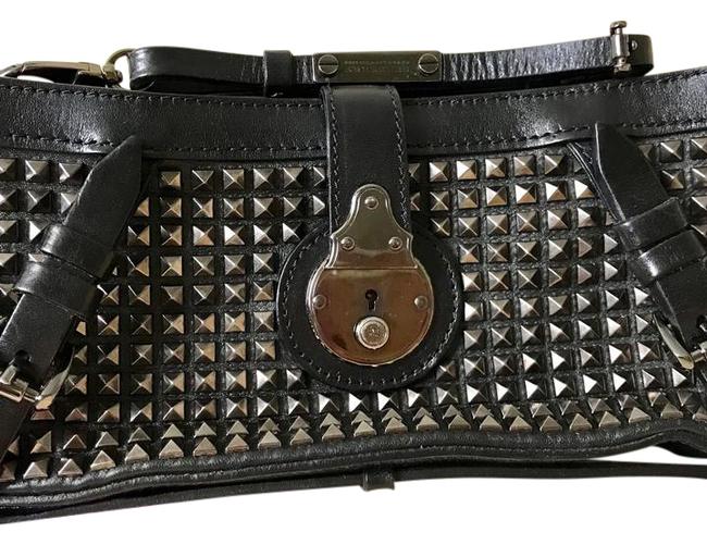 Burberry Hyde Studded WristletClutch Leather Clutch