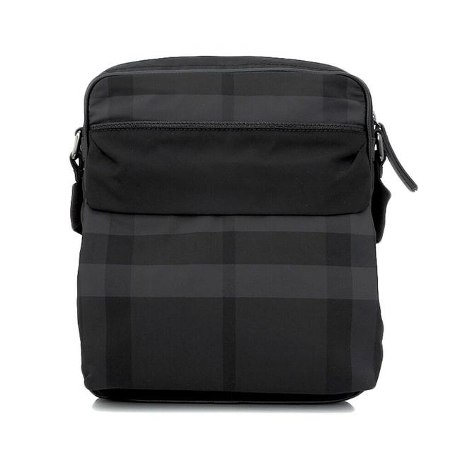 Burberry Jacquard Howard Small Black Nylon Cross Body Bag
