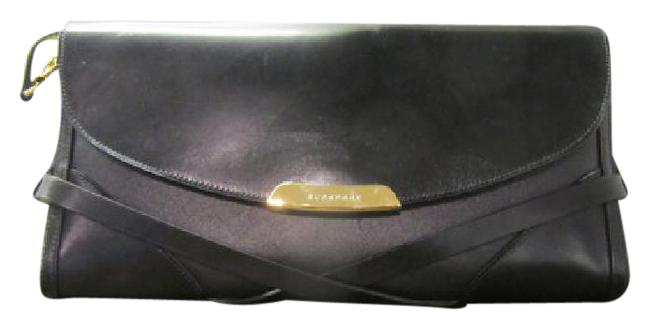 Burberry Katherine Black Leather Clutch