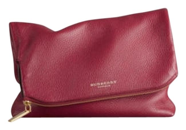 Burberry Kendal Large Folded Handbag Crimson New Guaranteed Clutch