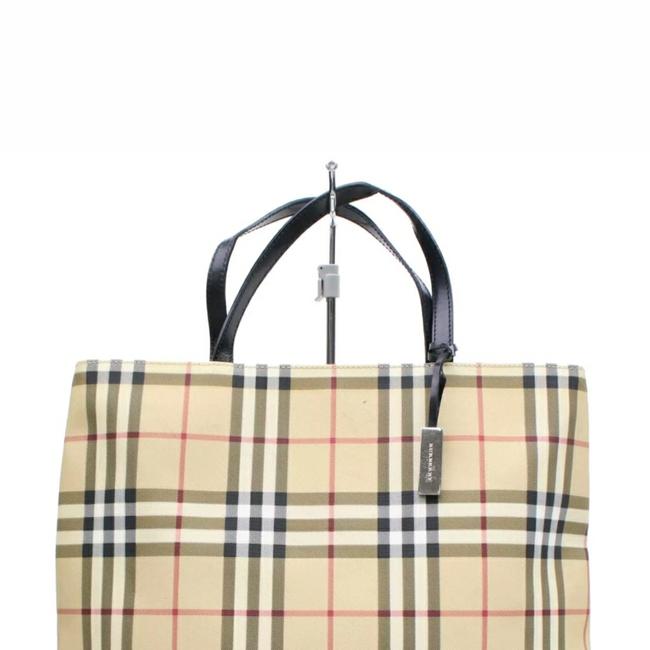 Burberry Large Handbag Canvas Hobo Bag