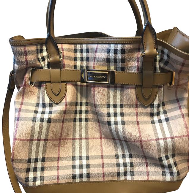 Burberry Large Light Brown Cross Body Bag