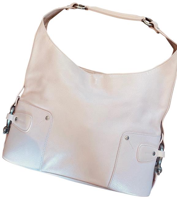 Burberry Leather Pink Hobo Bag