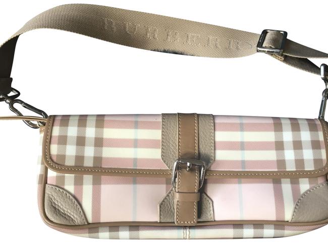 Burberry Light PinkBrown Clutch