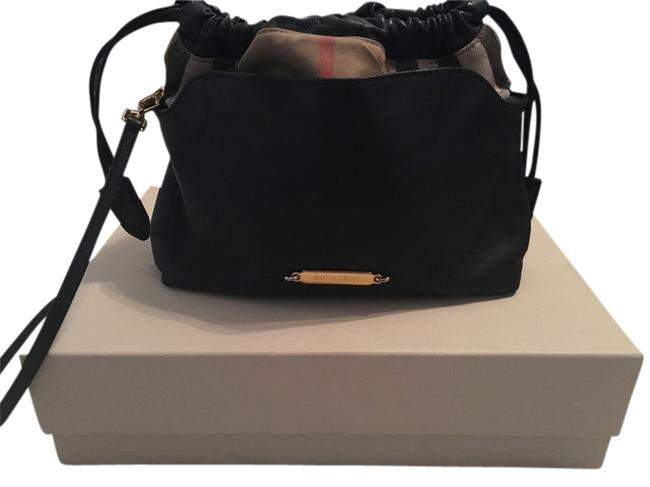 Burberry Little Crush Black Leather Cross Body Bag