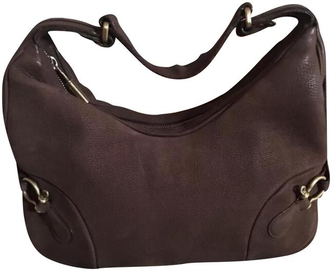 Burberry London Horsebit Jockey Brown Leather Hobo Bag